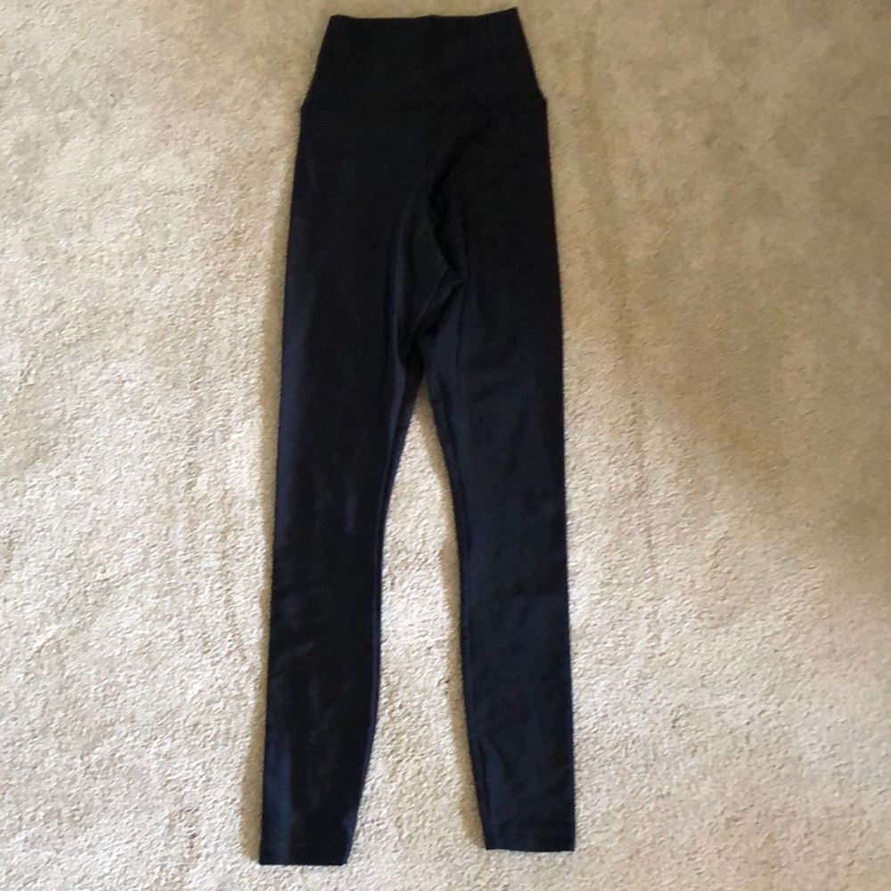 Black shinny American Apparel leggings